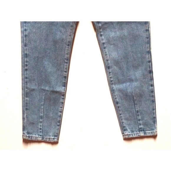 NWT Women's Mom Jeans Sz 0/24 Simple Society Must have Blue Ankle Darts distress - Picture 6 of 12
